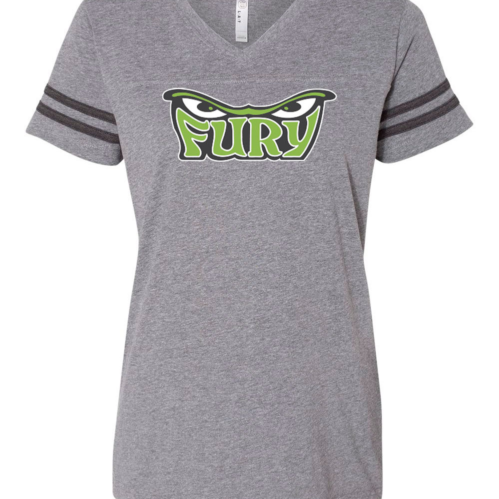 Fury - LAT V-Neck Jersey Tee - 3537