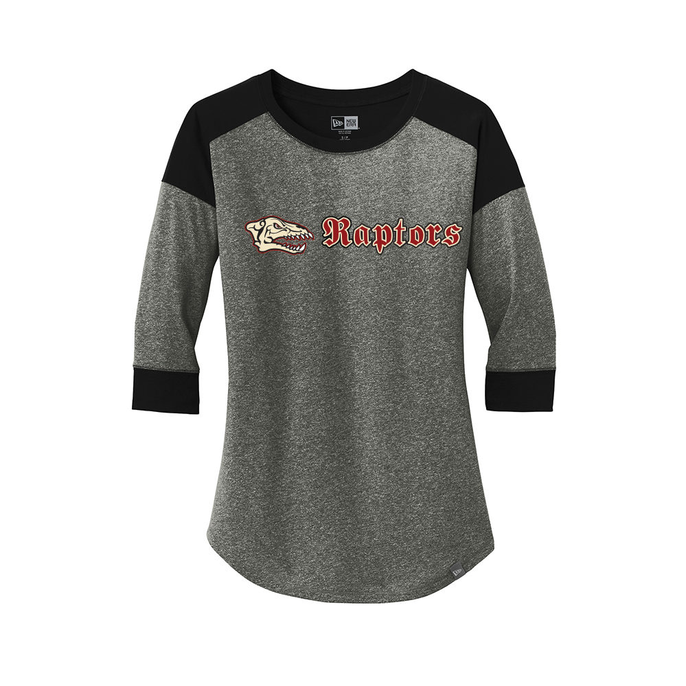 Ladies Heritage Blend 3/4-Sleeve Baseball Raglan Tee