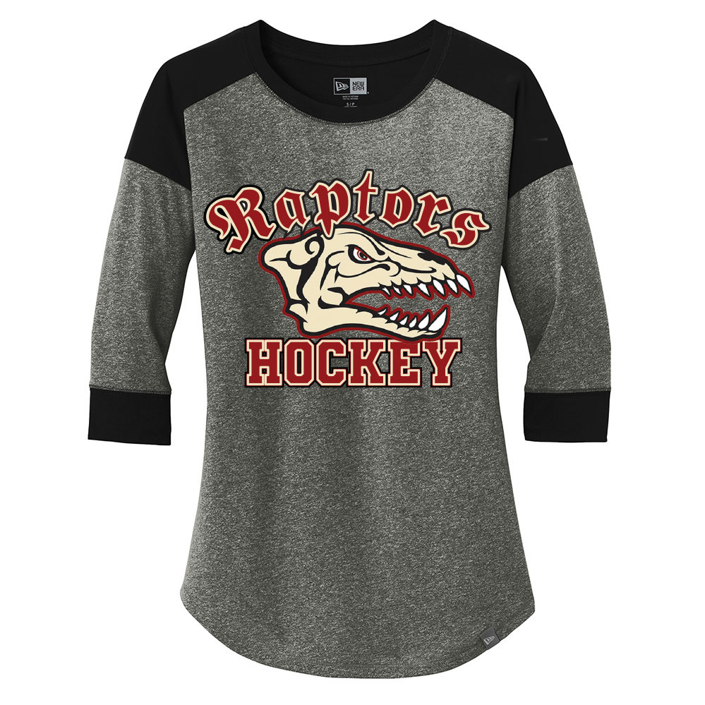 Ladies Heritage Blend 3/4-Sleeve Baseball Raglan Tee