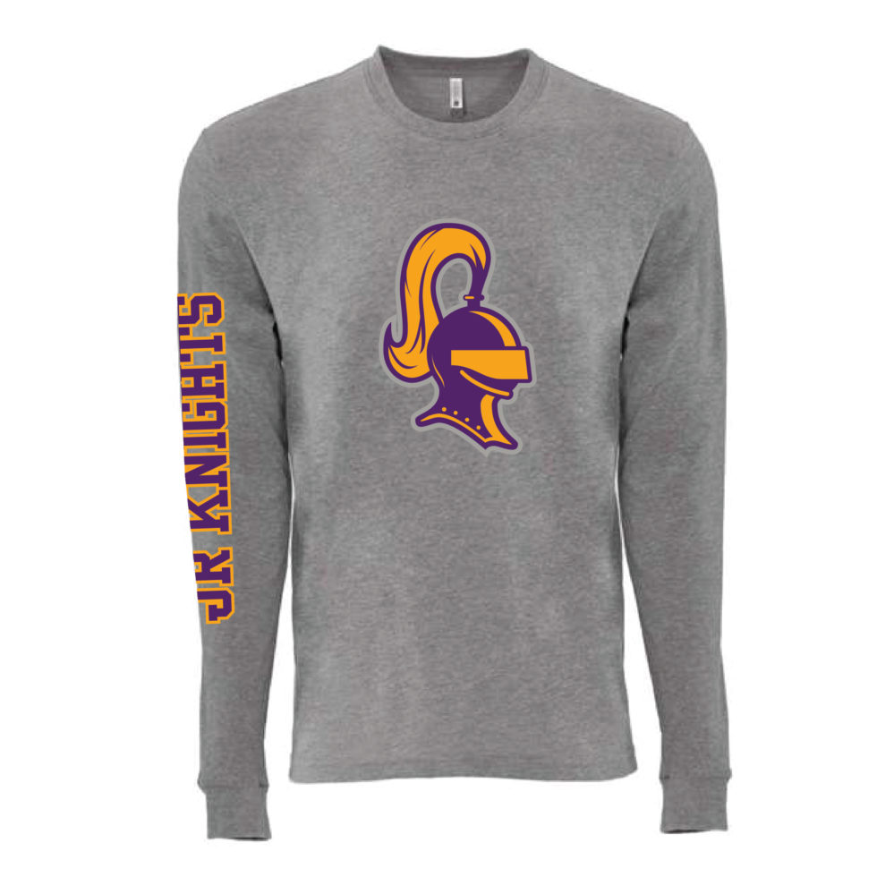Sueded Long Sleeve Crew