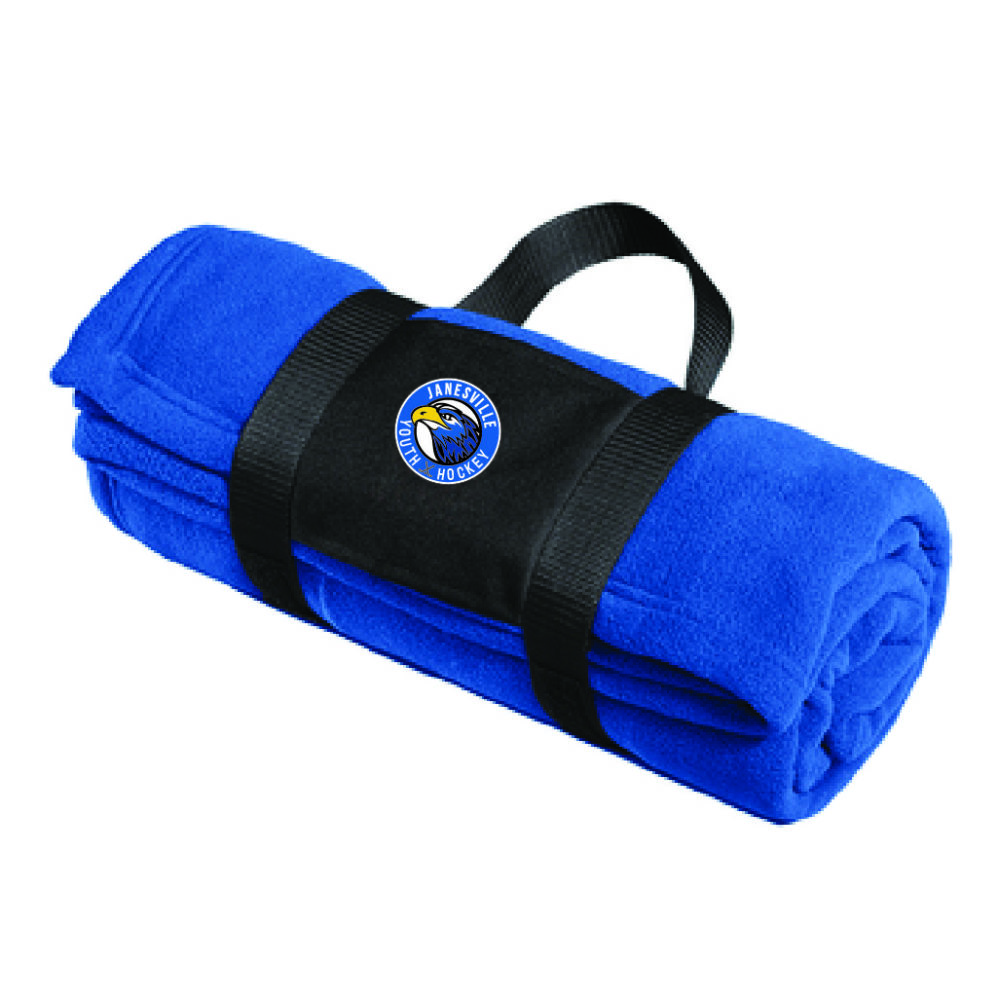 Port Authority® Fleece Blanket with Carrying Strap