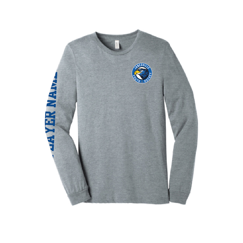 BELLA+CANVAS® Unisex Heather CVC Long Sleeve Tee