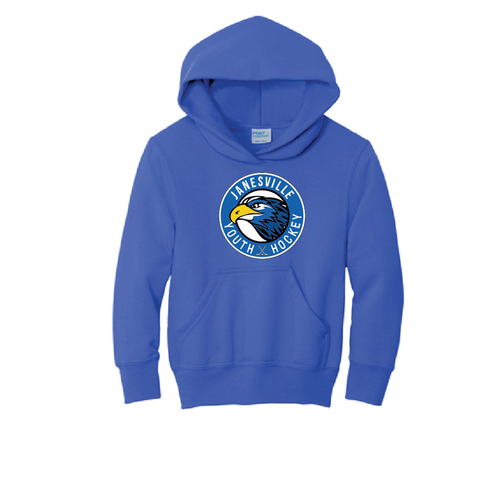 Port & Company® Youth Core Fleece Pullover Hooded Sweatshirt