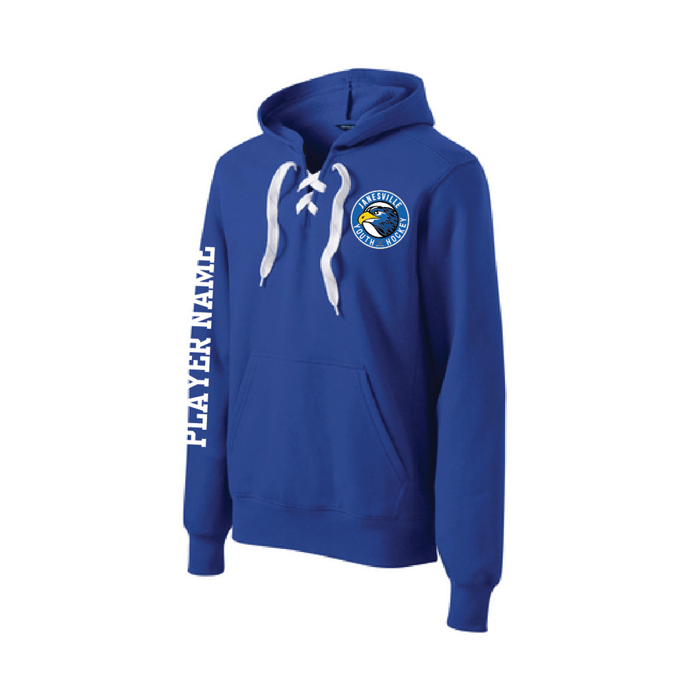 Sport-Tek® Lace Up Pullover Hooded Sweatshirt