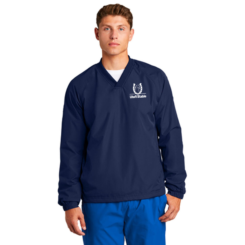 Sport-Tek® V-Neck Raglan Wind Shirt